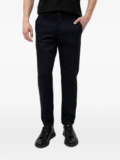 Hugo Boss Straight-leg Chinos In Black
