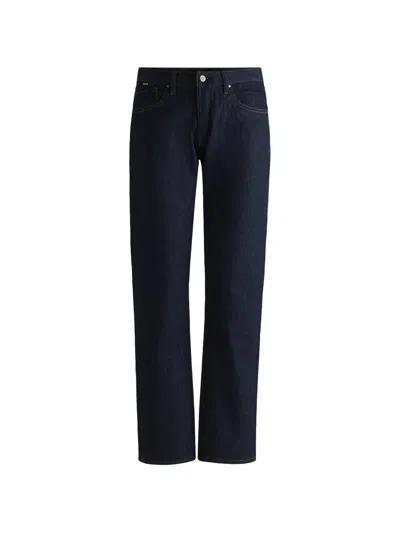Hugo Boss Straight-leg Jeans In Blue