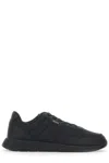 Hugo Boss Streamlined Black Sneakers With Contemporary Silhouette In Black