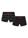 Hugo Boss Stretch-cotton Boxer Shorts In Black
