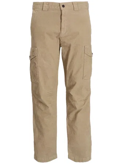 Hugo Boss Stretch-cotton Cargo Pants In Neutrals
