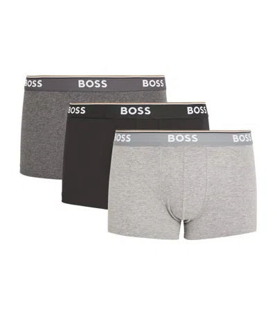 HUGO BOSS BOSS STRETCH-COTTON LOGO TRUNKS