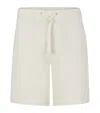 Hugo Boss Stretch-cotton Shorts In White