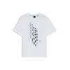 Hugo Boss Mens White Graphic-print Short-sleeve Stretch-cotton T-shirt Xxl In White