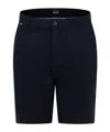 Hugo Boss Stretch-cotton Twill Shorts In Black