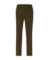 Hugo Boss Stretch Fabric Pleated Casual Pants In White