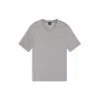 Hugo Boss Stretch-jersey Pajama T-shirt With Embroidered Logo In Gray