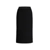 Hugo Boss Stretch-tulle Skirt With Wavy Pliss Pleats In Black