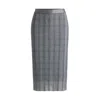 Hugo Boss Stretch-tulle Slim-fit Skirt With Seasonal Print In Multi