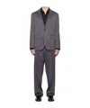 Hugo Boss Stretch Wool Blend Suit In Gray