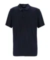 Hugo Boss Stripe-detailing Polo Shirt In Black