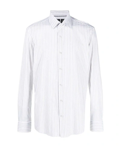 Hugo Boss Stripe-pattern Shirt In White