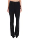 Hugo Boss Boss Striped Bootcut Pants In Black