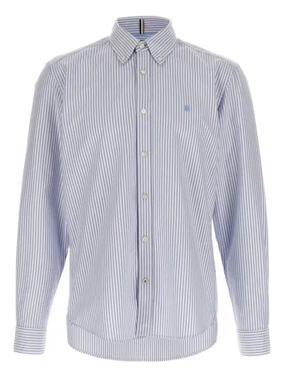 HUGO BOSS STRIPED BUTTON-DOWN SHIRT