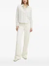 Hugo Boss Striped Button-down Shirt In Black