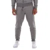 Hugo Boss Striped Cuff Drawstring Sweatpants In Gray