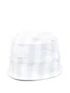 Hugo Boss Striped Hat In White