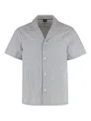 Hugo Boss Boss Technical Fabric Shirt In Gray