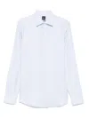Hugo Boss Striped Shirt In Blue