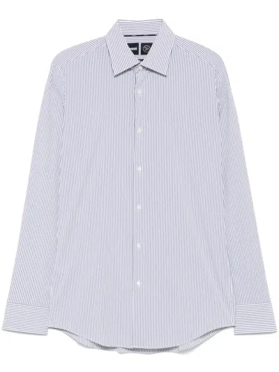 Hugo Boss Striped Shirt In Grey