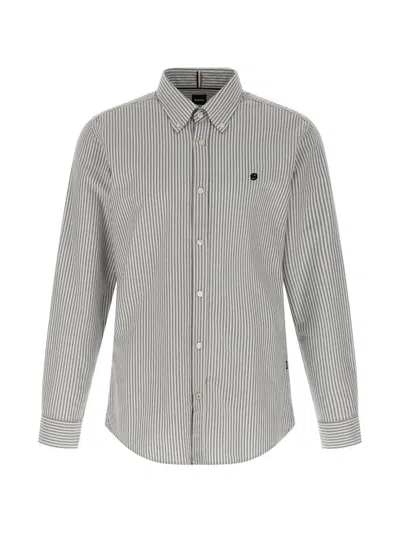 Hugo Boss Grey Ronan Shirt In Gray