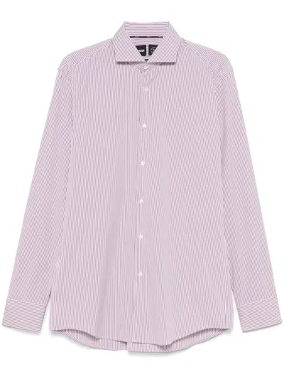 Hugo Boss Striped Shirt In White
