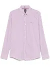 Hugo Boss Striped Shirt In White