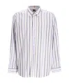 Hugo Boss Striped Shirt In White