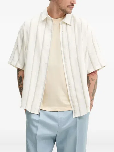 HUGO BOSS STRIPED SHORT-SLEEVED SHIRT