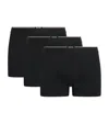 Hugo Boss Sttetch-bamboo Boxer Briefs In Black