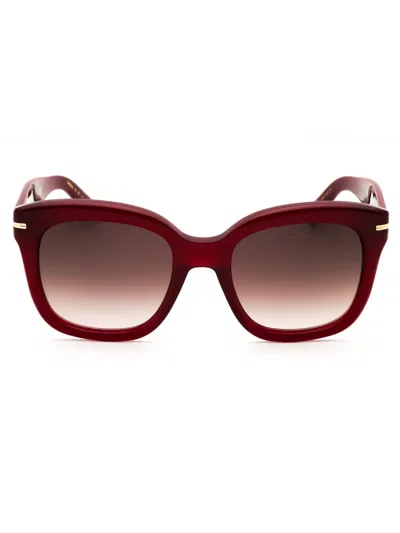 Hugo Boss Stylish Rectangular Women's Sunglasses In Brown