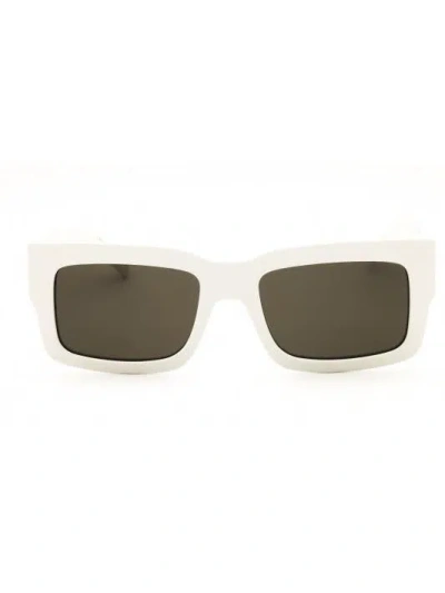 Hugo Boss Grey Square Ladies Sunglasses Boss 1654/s 0vk6/ir 54 In White