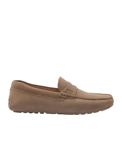 HUGO BOSS SUEDE LOAFERS