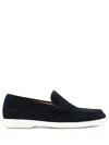 Hugo Boss Loafers Boss Men Color Blue In Black