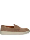Hugo Boss Suede Loafers In Neutrals