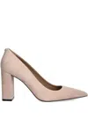 Hugo Boss Suede Pumps In Pink