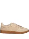 Hugo Boss Rubber-sole Trainers In Suede In Brown
