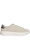 Hugo Boss Sneakers Aus Wildleder In Neutral