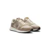 Hugo Boss Suede Trainers With Double B Monogram In Brown