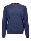 Hugo Boss Slim-fit Sweater In Virgin Wool With Crew Neckline