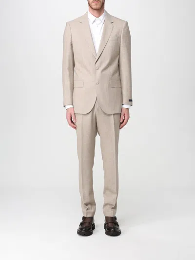 Hugo Boss Suit Boss Men Color Beige In Neutral