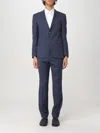 Hugo Boss Boss Huge Windowpane Check Wool Blend Suit In Blue