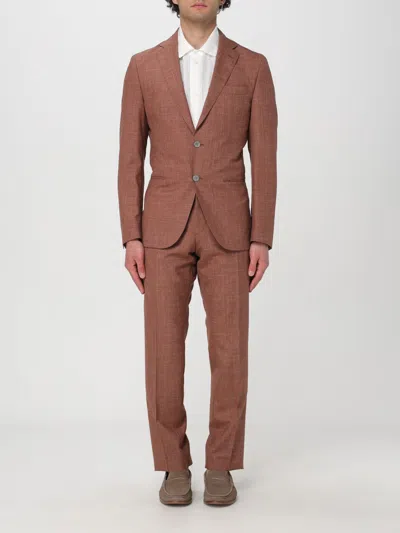 Hugo Boss Suit Boss Men Color Brown In 棕色