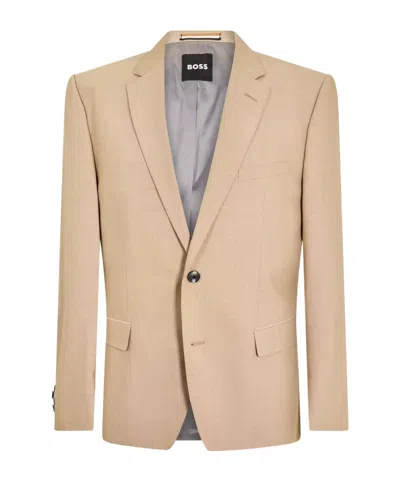 Hugo Boss Suit Jacket In Nude