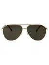 Hugo Boss Boss Gold Stainless Steel Sunglasses In Neutral