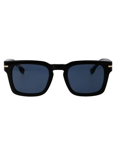 Hugo Boss Sunglasses In Gold
