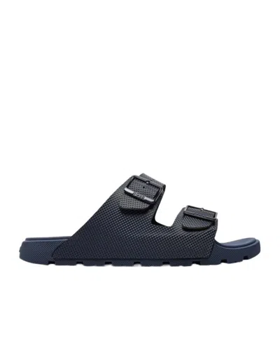 Hugo Boss Surfley Buckled Sandals In Black