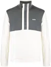 Hugo Boss Sweat 1 High-neck Sweatshirt In Grey