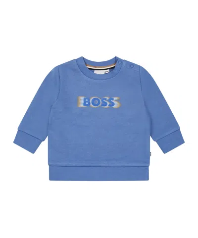 Hugo Boss Sweat Shirt In Blue