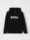 Hugo Boss Sweater Boss Kids Color Black In Black